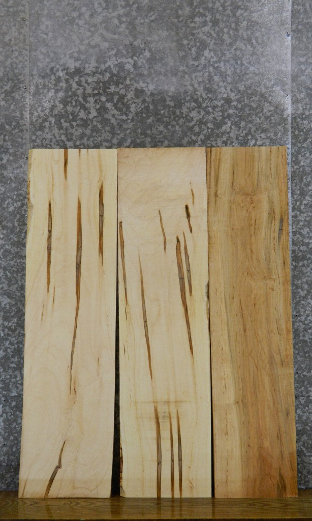 3- Salvaged Ambrosia Maple Kiln Dried Craft Pack/Lumber Boards 43260
