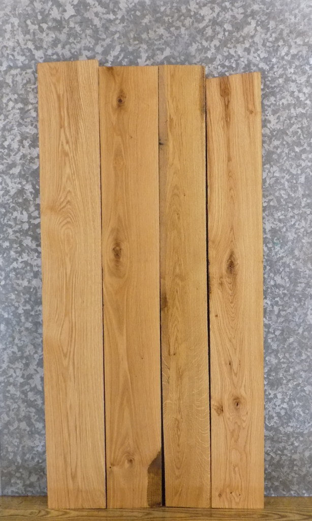4- White Oak Rustic Kiln Dried Lumber Pack/Wall/Book Shelves 43388-43389