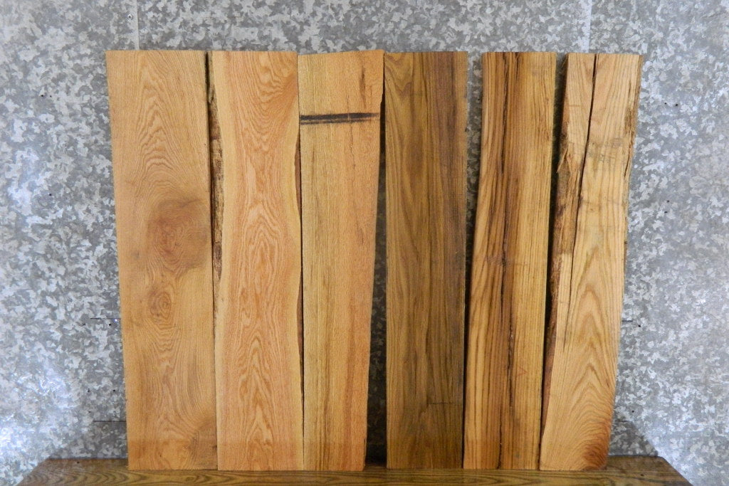 6- Reclaimed Kiln Dried Red Oak Craft Pack/Lumber Boards 43796-43797