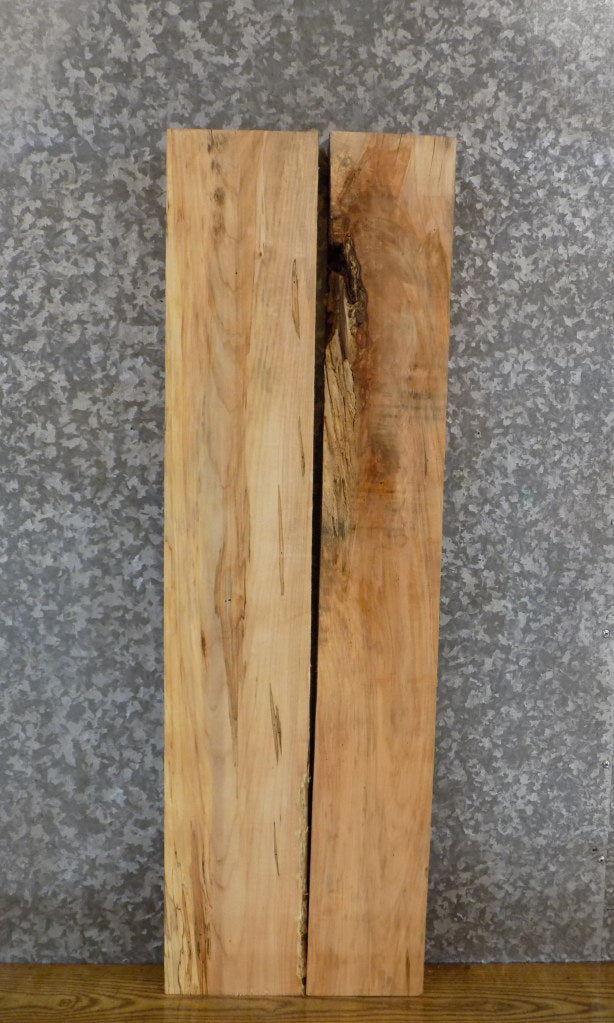 2- Kiln Dried Maple Reclaimed Wall/Book Shelves/Lumber Pack 43882