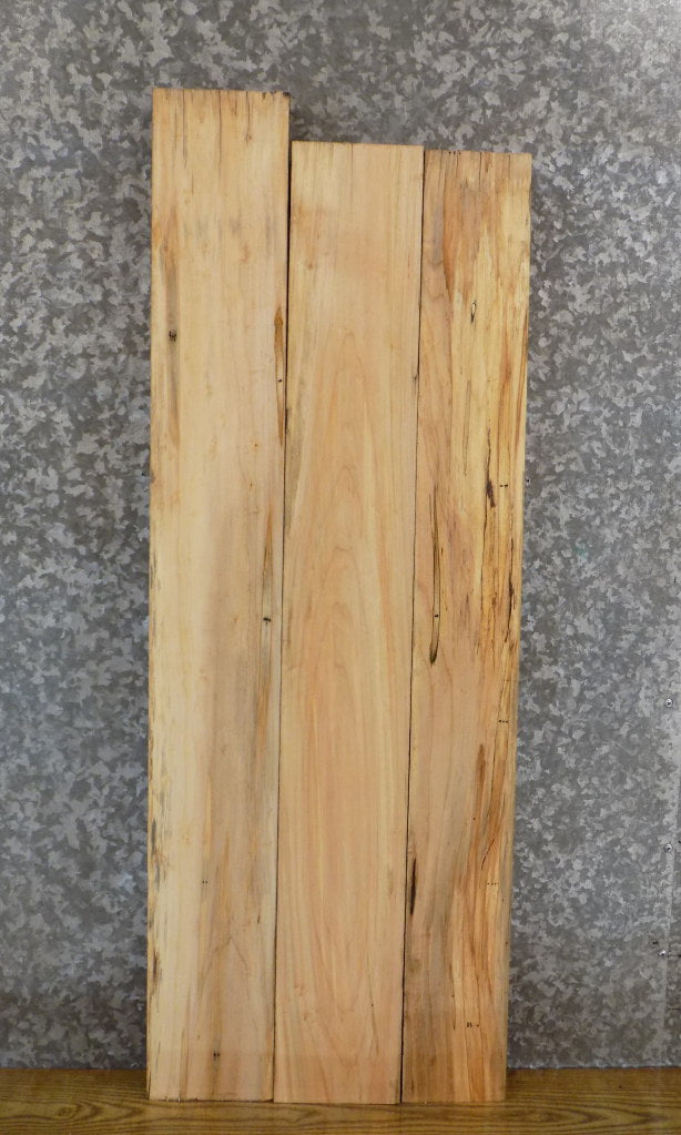3- Kiln Dried Salvaged Maple Lumber Boards/Book Shelf Slabs 44125