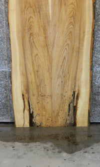 Thumbnail for 2- Natural Edge Bark Bookmatched Ash Table Top Slabs CLOSEOUT 786-787