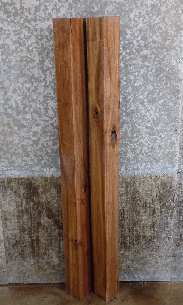 2- Rustic Black Walnut Kiln Dried 4x4 Turning Blanks/Table Legs 9122